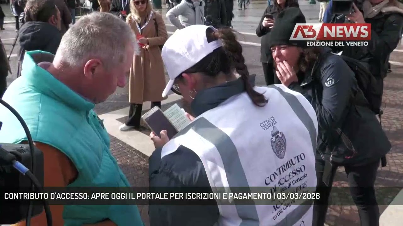 CONTRIBUTO D'ACCESSO: APRE OGGI IL PORTALE PER ISCRIZIONI E PAGAMENTO | 03/03/2026