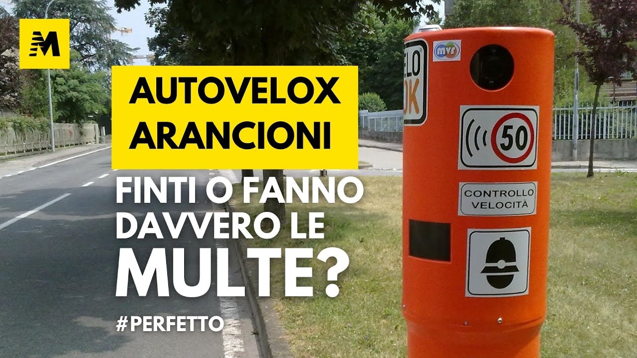 AUTOVELOX BLU E ARANCIONI: sono finti? Fanno le multe? Risponde la Polizia