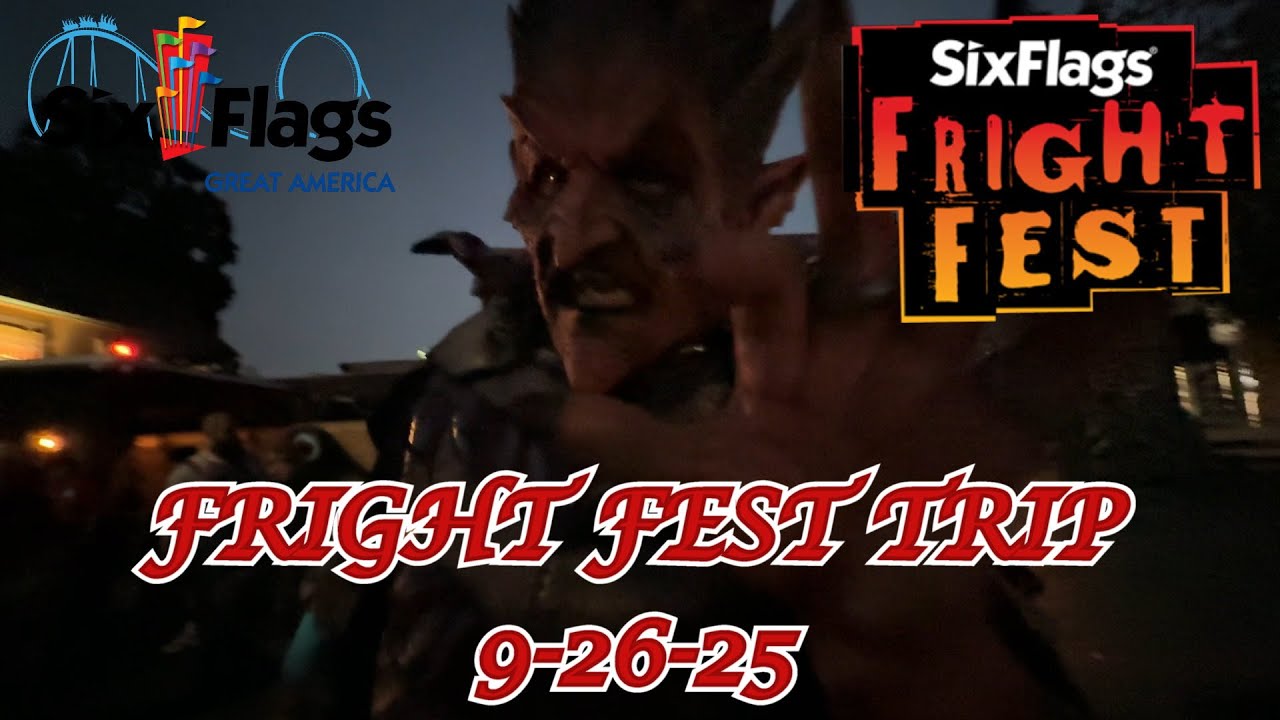 Fright Fest Trip 9-26-25 At Six Flags Great America