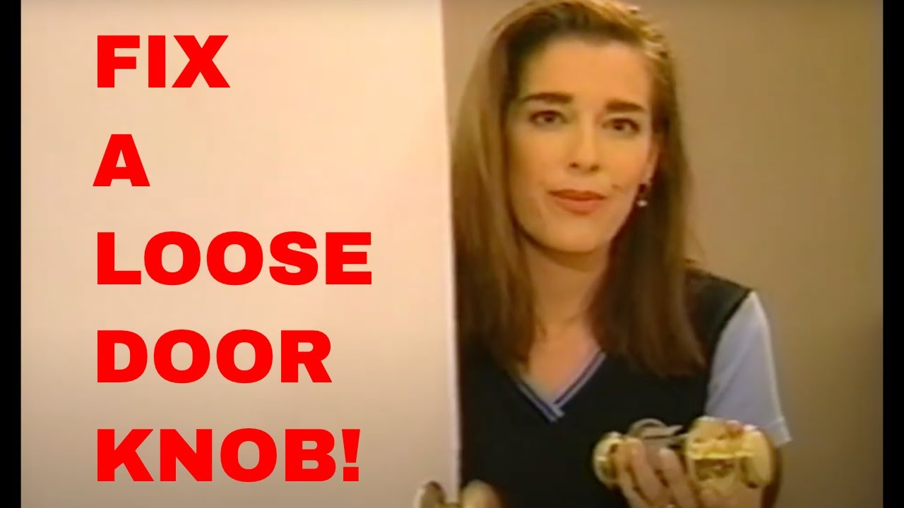 Fixing a loose doorknob - A Repair to Remember