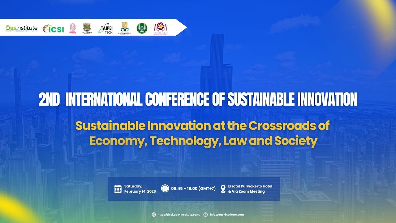 INTERNATIONAL CONFERENCE OF SUSTAINABLE INNOVATION