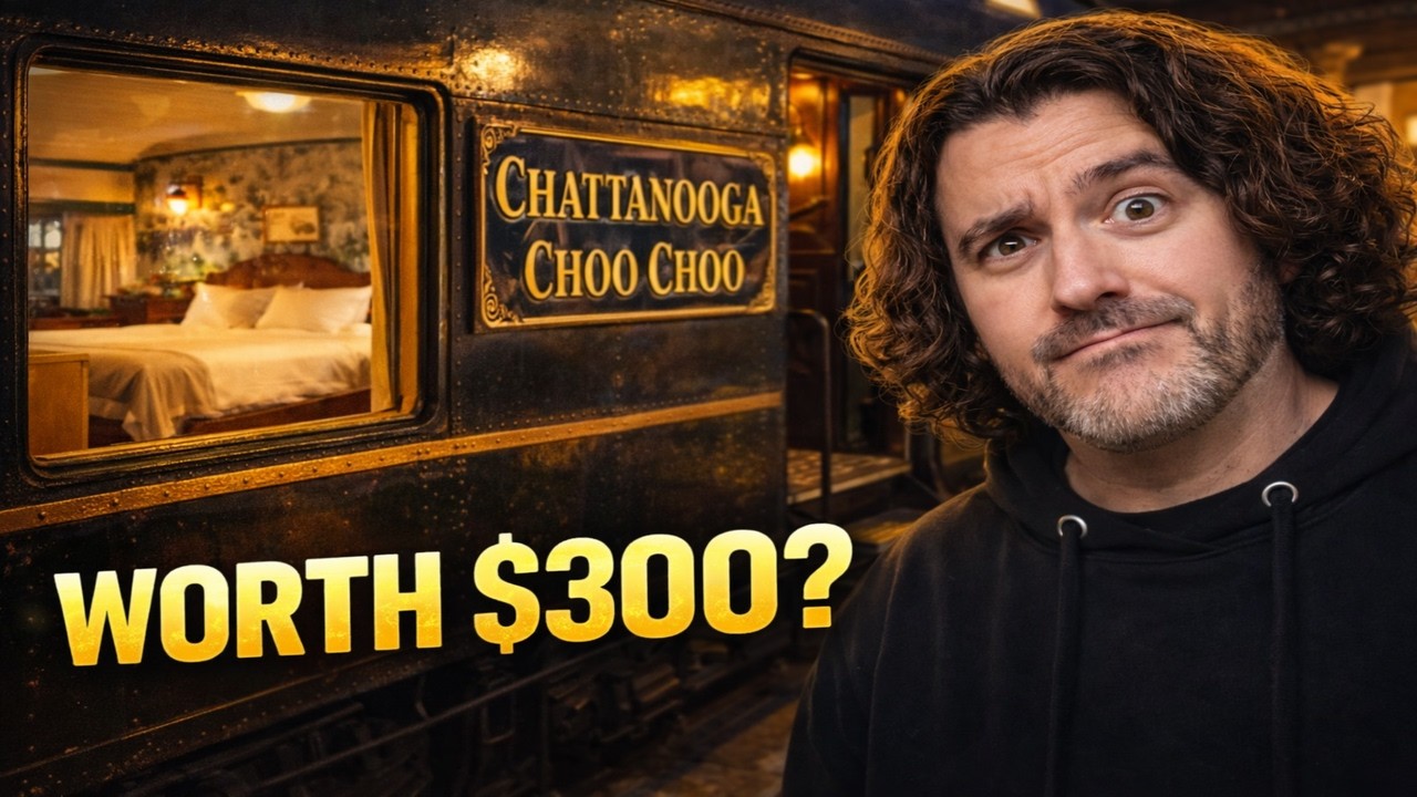 Sleeping in a TRAIN CAR?! (Chattanooga Choo Choo)