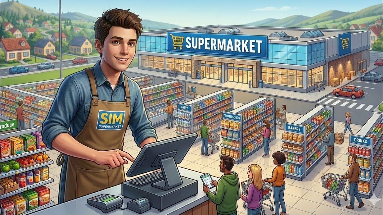 Building the Biggest Store in Town! | Supermarket Simulator Series