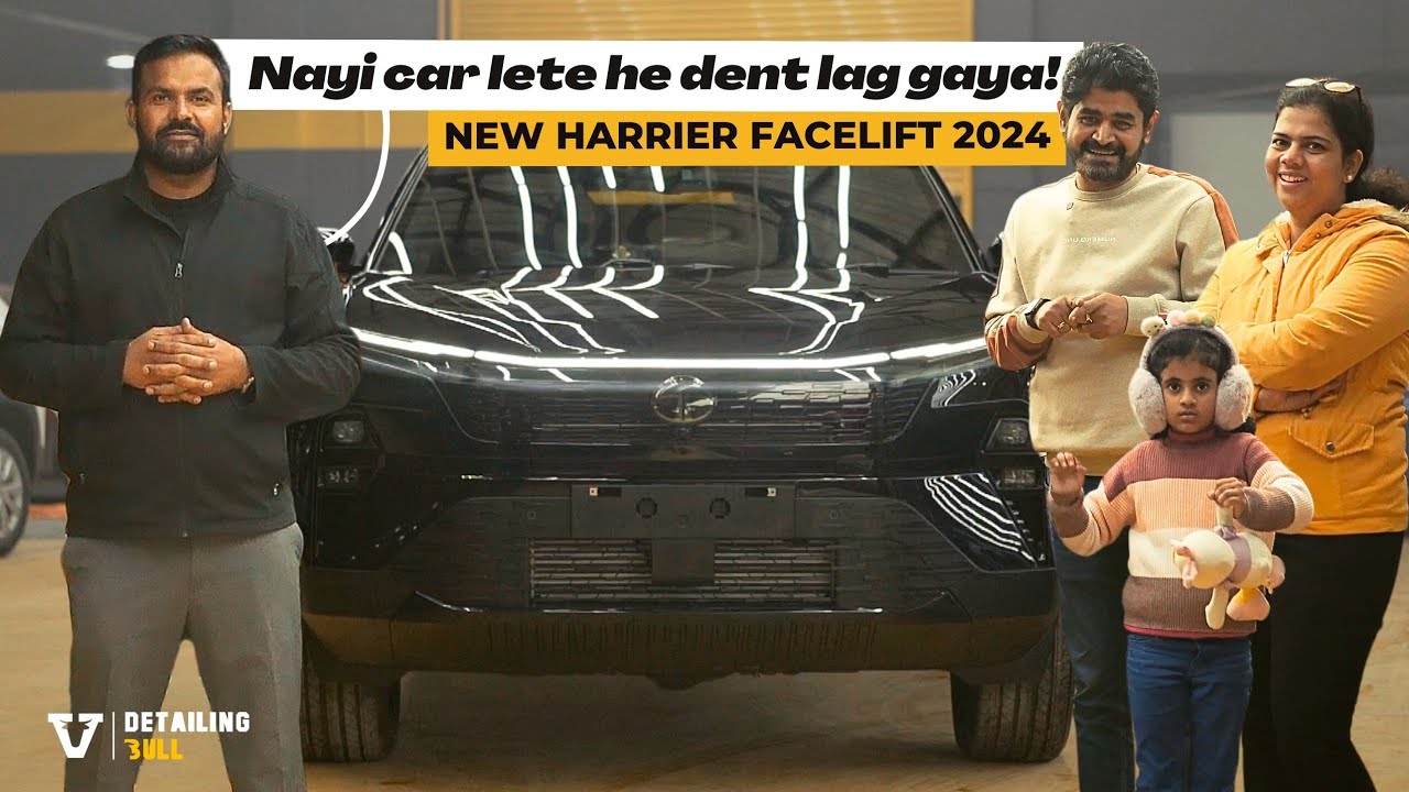 That first scratch hurts the most | New Tata Harrier 2024 Facelift | PPF | Detailing Bull | Issues