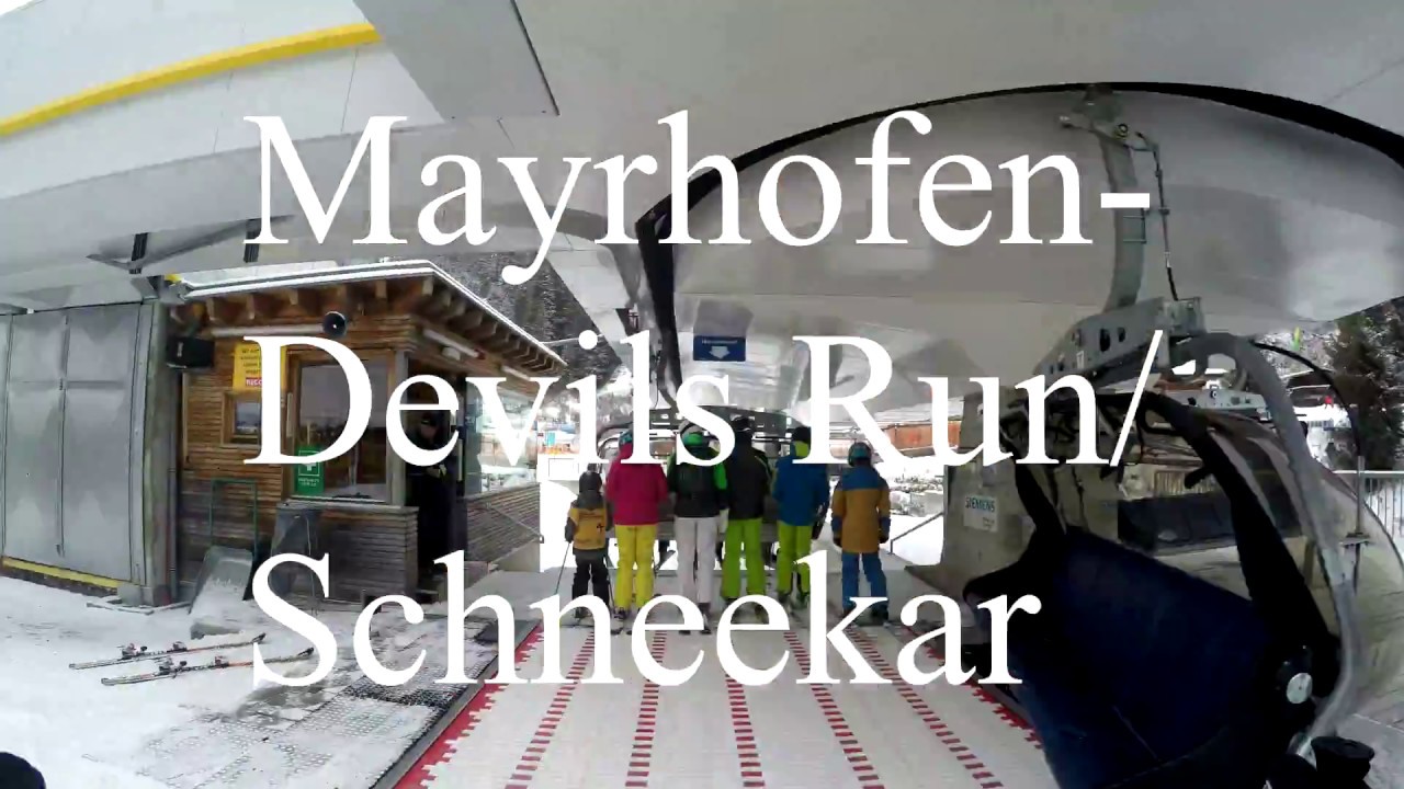 Mayrhofen 2017 Januar Devils Run Schneekar Zillertal - GoPro Hero 4