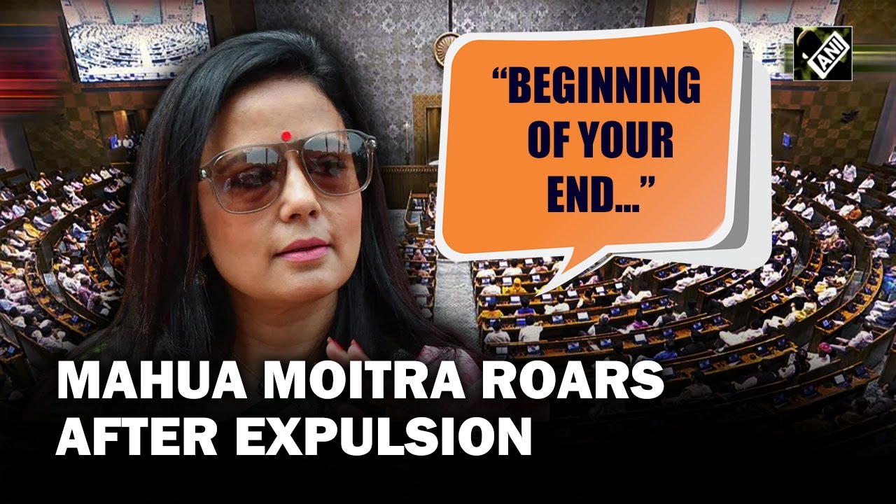 “Beginning of your end…” TMC MP Mahua Moitra warns BJP after expulsion from Lok Sabha