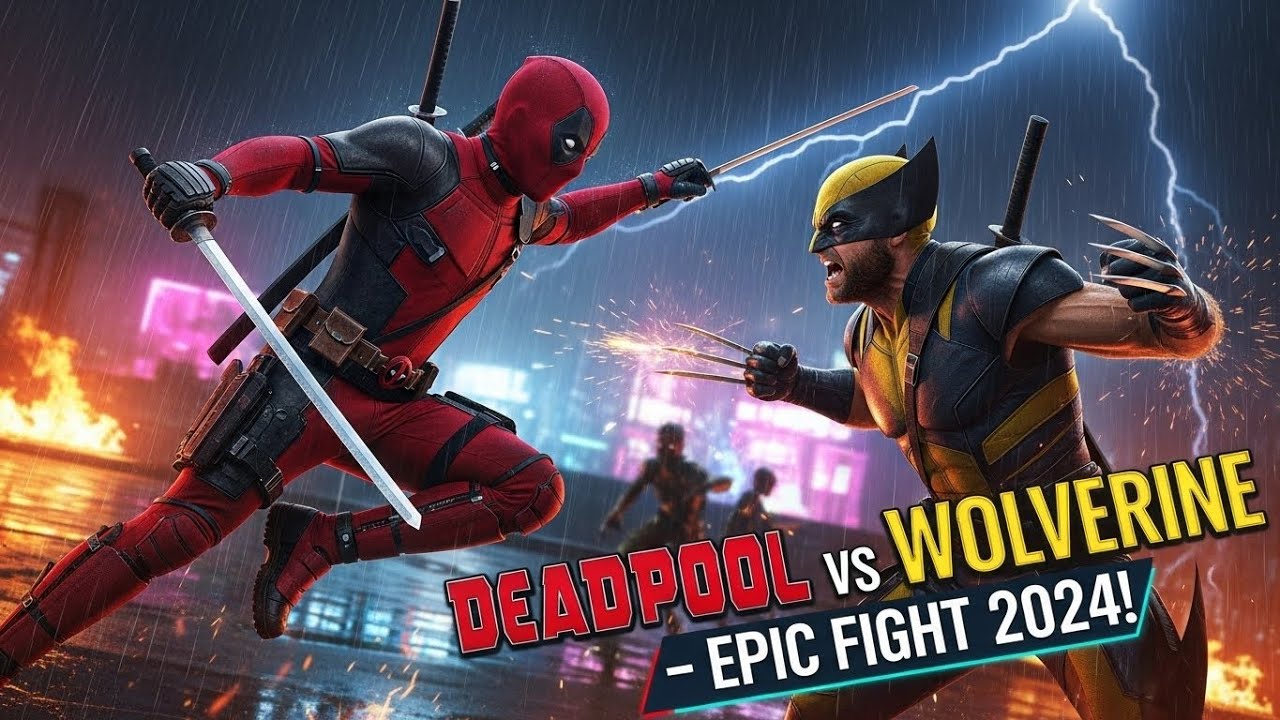Deadpool vs Wolverine – Avengers Epic Fight Scene (2024) | Deadpool Corps HD Movie Clip