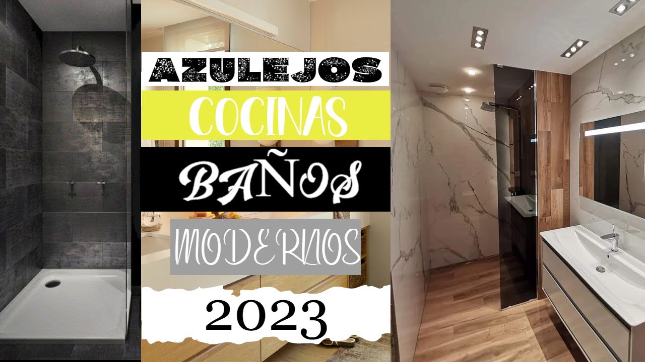 AZULEJOS para BAÑO MODERNO; COMBINACIÓN y DISEÑO de BALDOSA de CERAMICA PORCELÁNICA. Sara's World