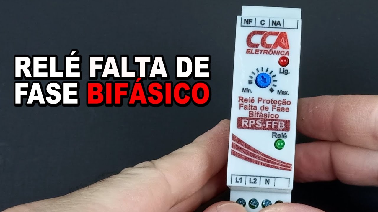 Relé falta de fase BIFÁSICO