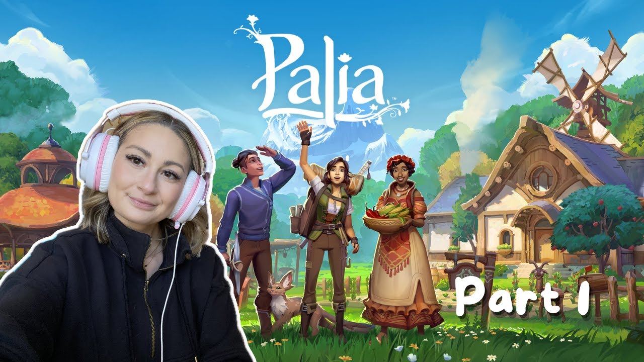 A SOCIALLY ANXIOUS GIRL PLAYS AN MMO | Let's Play Palia: character creation & building my new home!