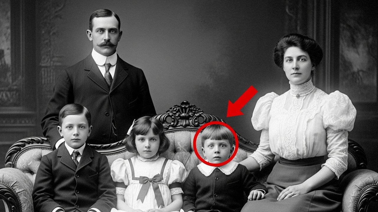 This 1904 Family Photo Is Calm — Until the Child's Face Reveals Something Odd