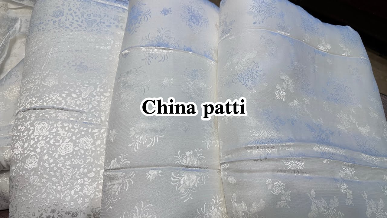 China Patti | Pure Palachi |  Pure Raw silk 60 and 80 Grams New Arrivals #firdousrabicentre