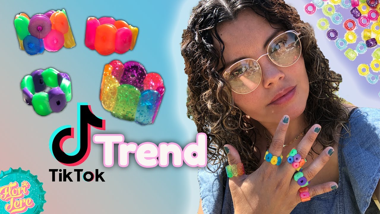 Anillos Chunky de Tiktok // Como se hacen// MUY FACIL// Floritere