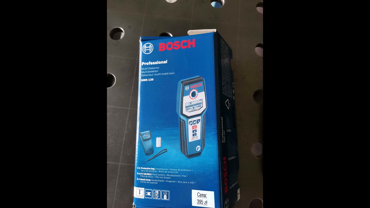 Detektor Bosch GMS 120-Pierwsze testy