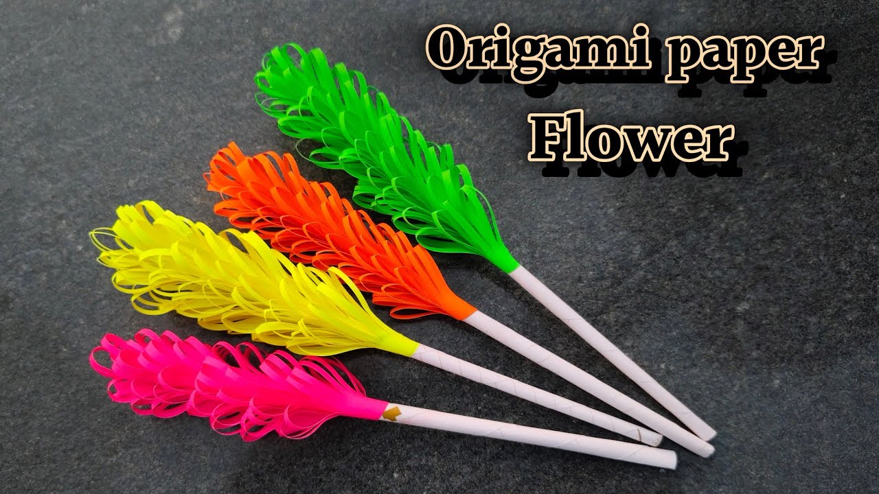 Origami paper flower 🌺💯💯।। Origami flower 