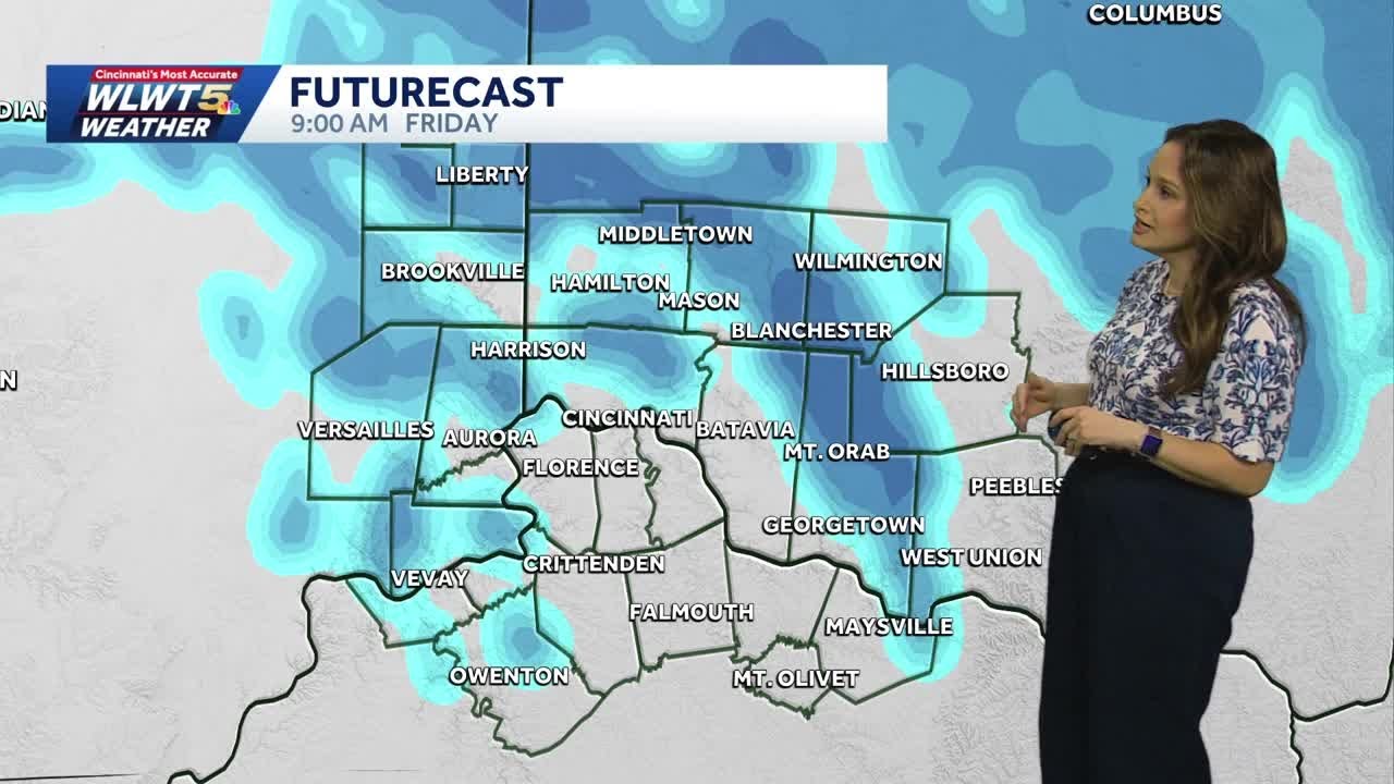 Tracking another chance for snow in Cincinnati Friday