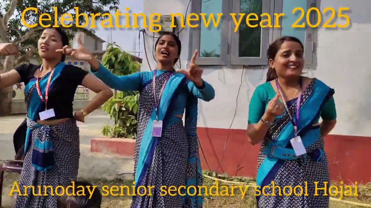 celebrating new year 2025 (ARUNODAY SENIOR SECONDARY SCHOOL, HOJAI)