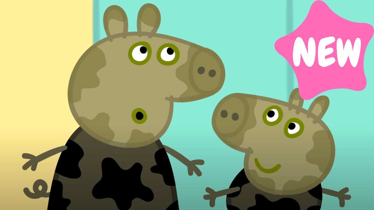 PREMIERE ⭐ Peppa Pig - Muddy Puddles 🐷 Let&rsquo;s Get Muddy with Peppa Pig! ☔️ Toon Mania - Happy Kids