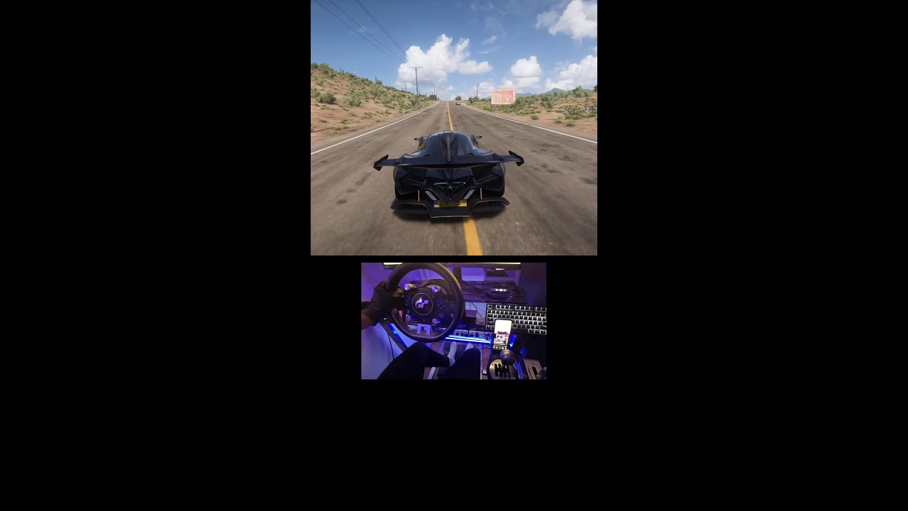 Forza Horizon 5 Live steering wheel