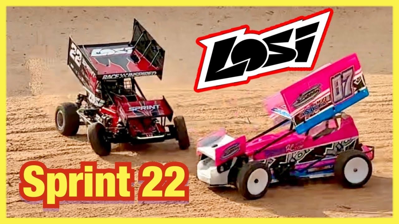 Losi Sprint 22 ПОЛУЧАЕТ ГРЯЗНОЙ ОВАЛ!!