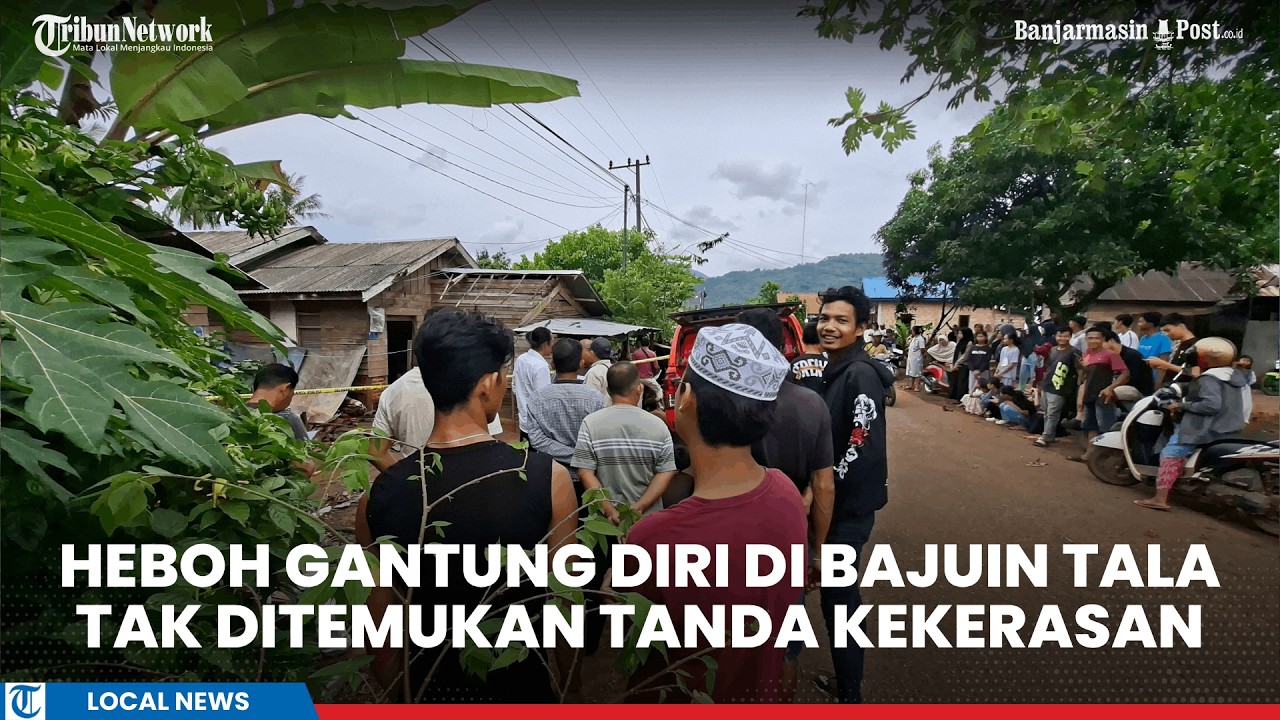 Diduga Akhiri Hidup, Leher Pemuda 25 Tahun di Bajuin Tanahlaut Ini Ditemukan Terjerat Tali