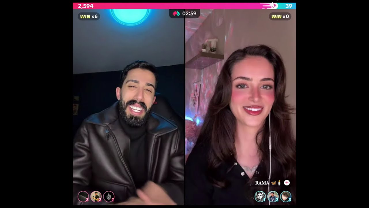 طارق كيست مع راما دردشه ام راما تتحدئ طارق شو صار اضحك من قلبك ههههههه