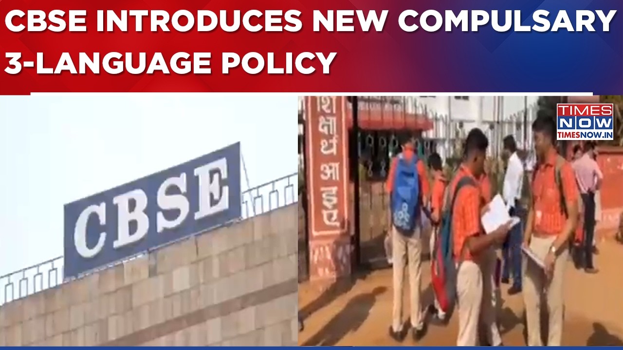 CBSE Announces Compulsory Three-Language Rule For Class 9 And 10 Students In 2026