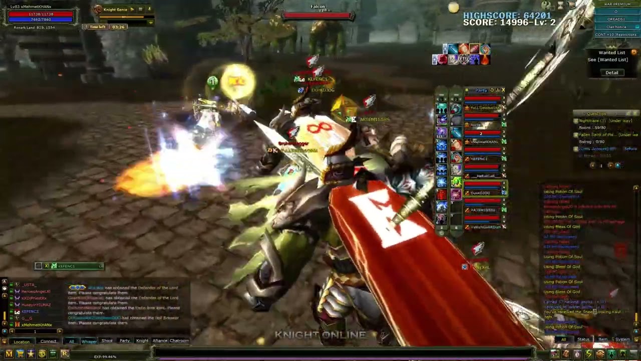 8v8 PK Oreads  - K.O