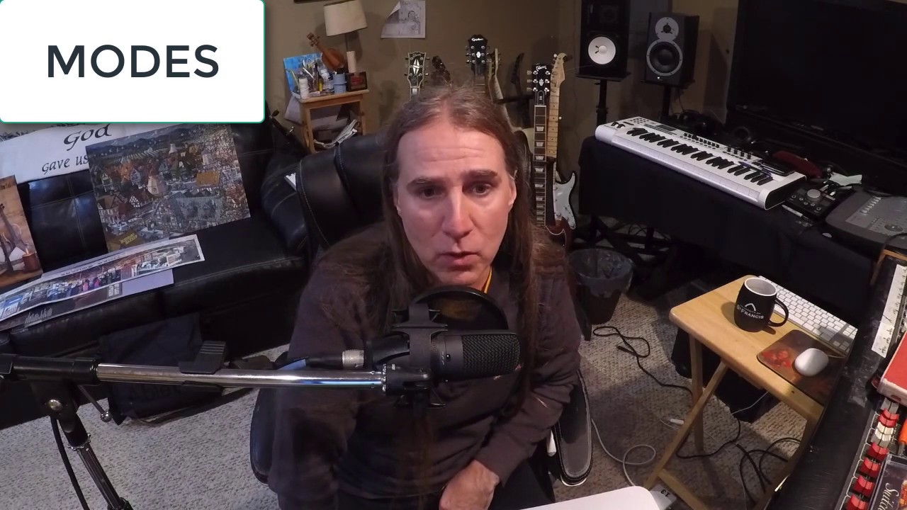 Modes - The sound of each mode - Ionian, Dorian, Phrygian, Lydian, Mixolydian, Aeolian, Locrian