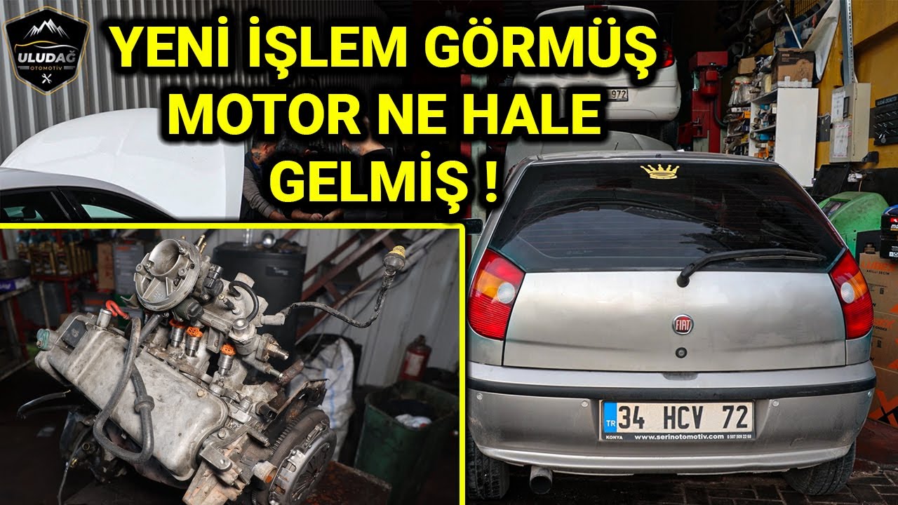 ARABA O KADAR ÇOK YAĞ YAKMIŞ Kİ HER YER ZİFT! (Fiat Palio 1.2 Silindir Kapak Rvz Motor Rektefiye)
