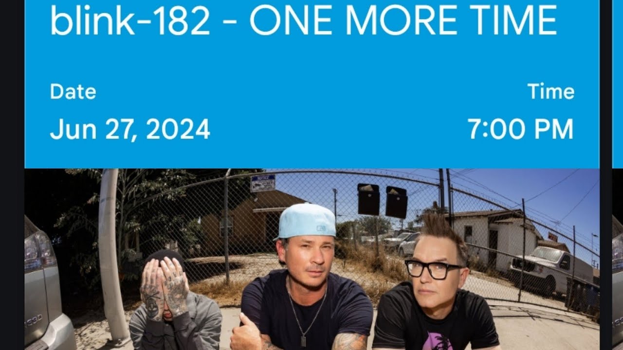 Blink 182 live in Denver, Colorado 27 June 2024