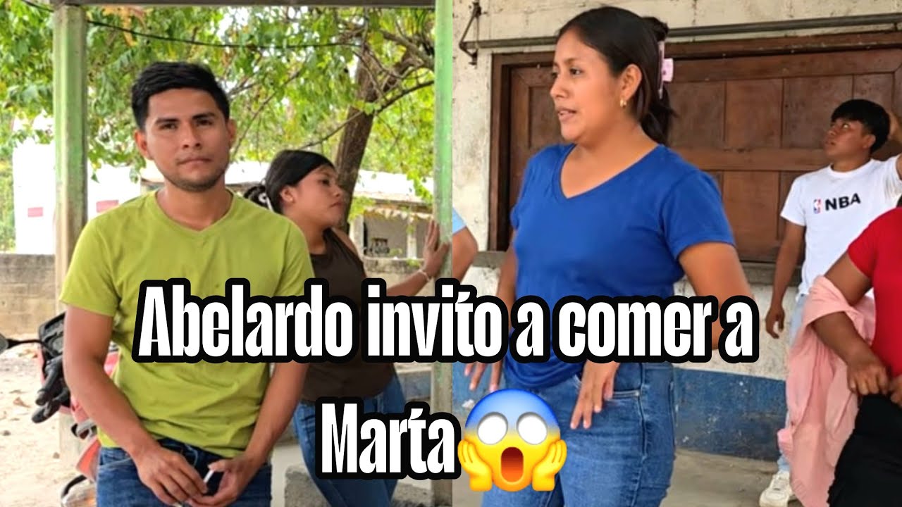 Abelardo muy feliz me mandaron dinero para llevar a comer a Marta vamos por favor😱
