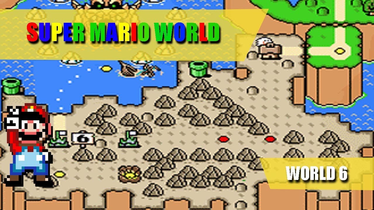 Guía SUPER MARIO WORLD | Mundo 6 (Chocolate Island)