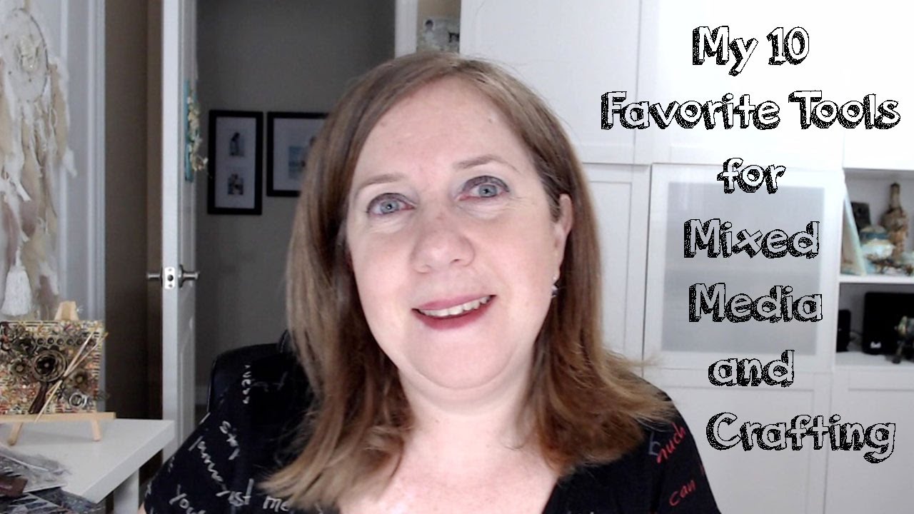 Beginners Mixed Media-- 10 Most common tools--Art and Crafting