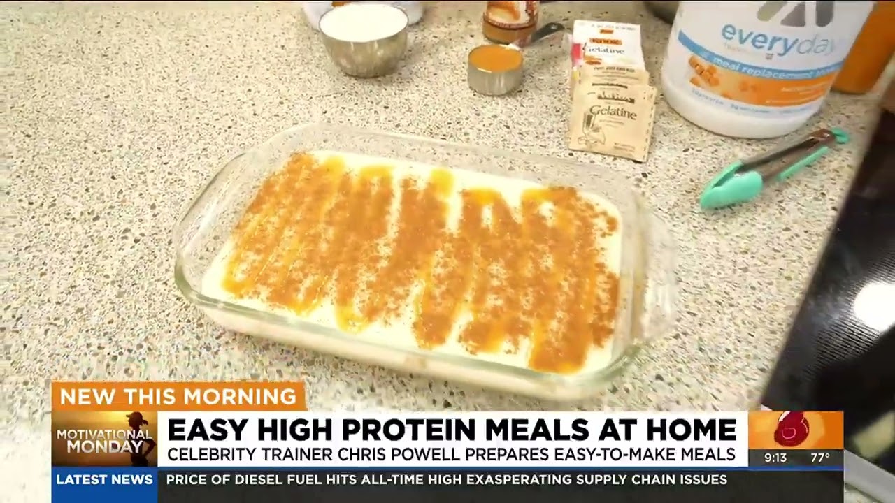 Chris Powell shares an easy-to-make high-protein meal