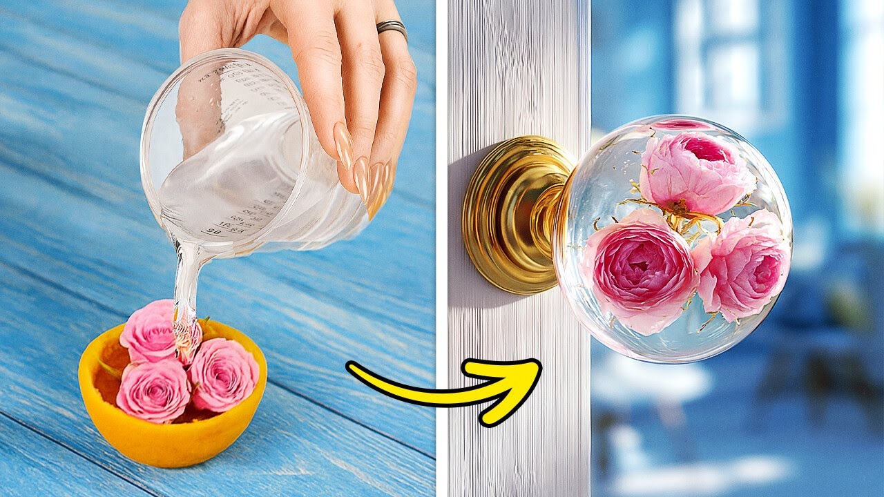 🌸 CREAZIONI FAI DA TE IN RESINA EPOSSIDICA! Idee creative per decorare casa 🌟🏠
