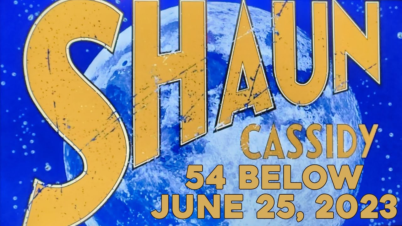 Shaun Cassidy performing at 54 Below on June 25, 2023