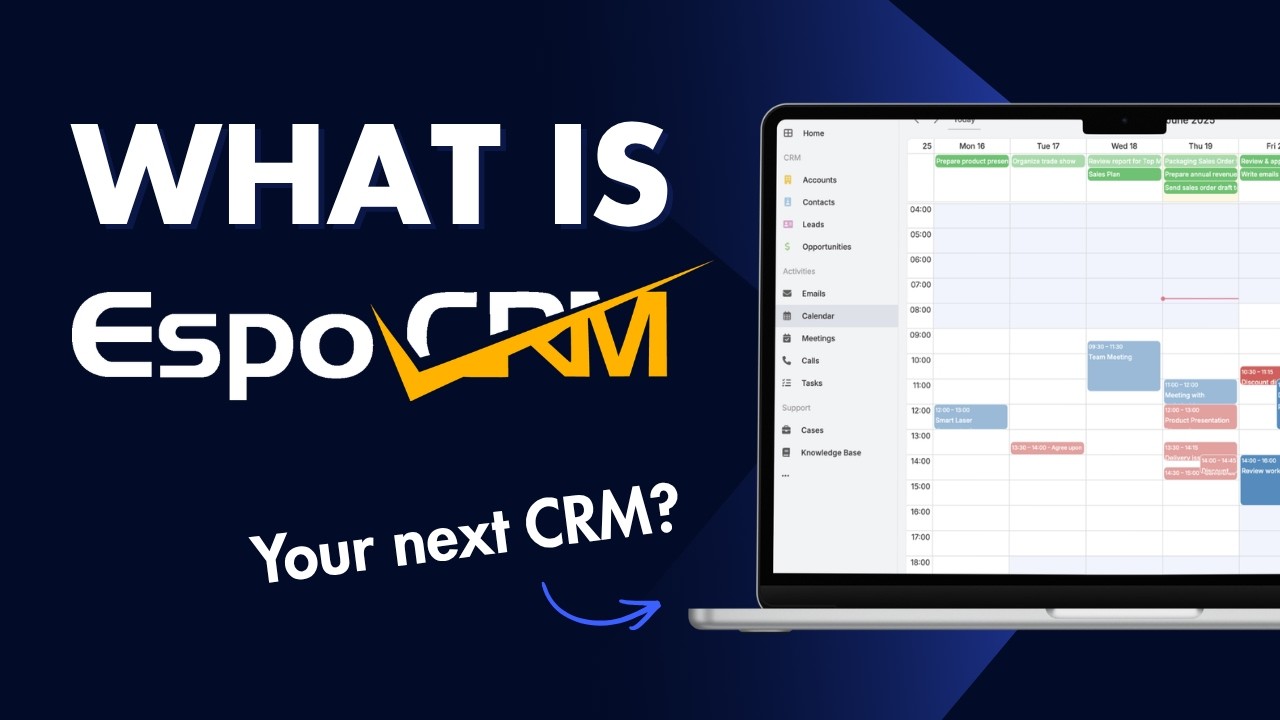 What is EspoCRM? Sales CRM, Automation, Marketing, Projects, perfect for small businesses!