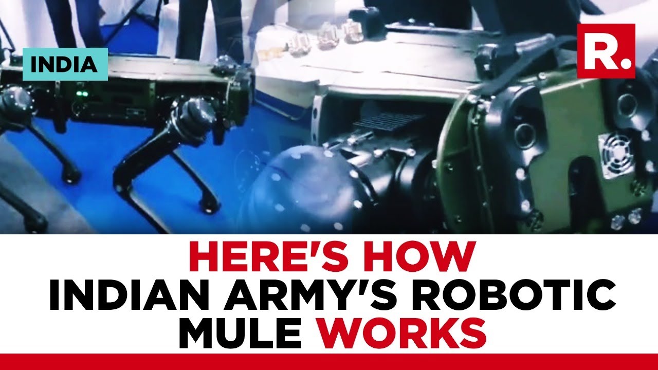 Multi-Utility Legged Equipment Robot and AI-Based Drone Kill System Added To Indian Army’s Arsenal