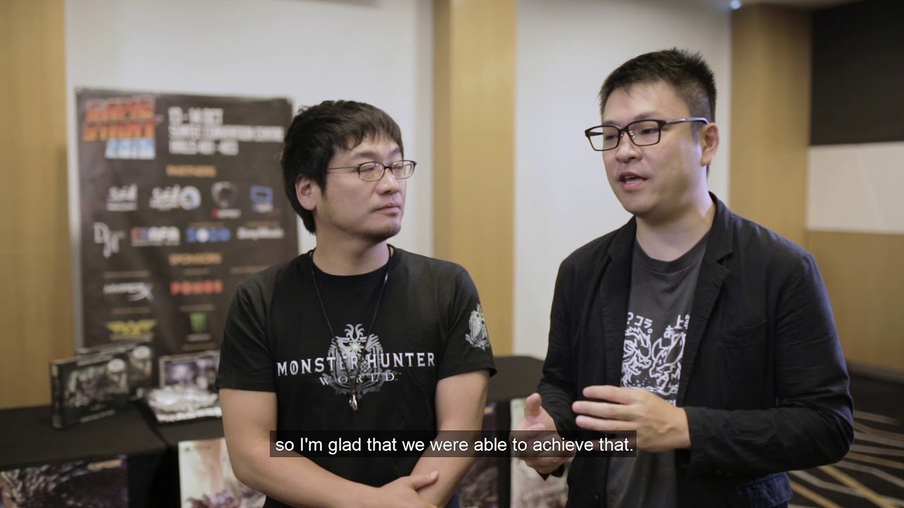 GameStart 2018: Monster Hunter World Executive Director, Kaname Fujioka, and Director, Yuya Tokuda