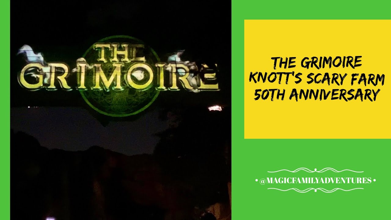 The Grimoire Maze Walkthrough at Knott&rsquo;s Scary Farm 50th Anniversary 2023