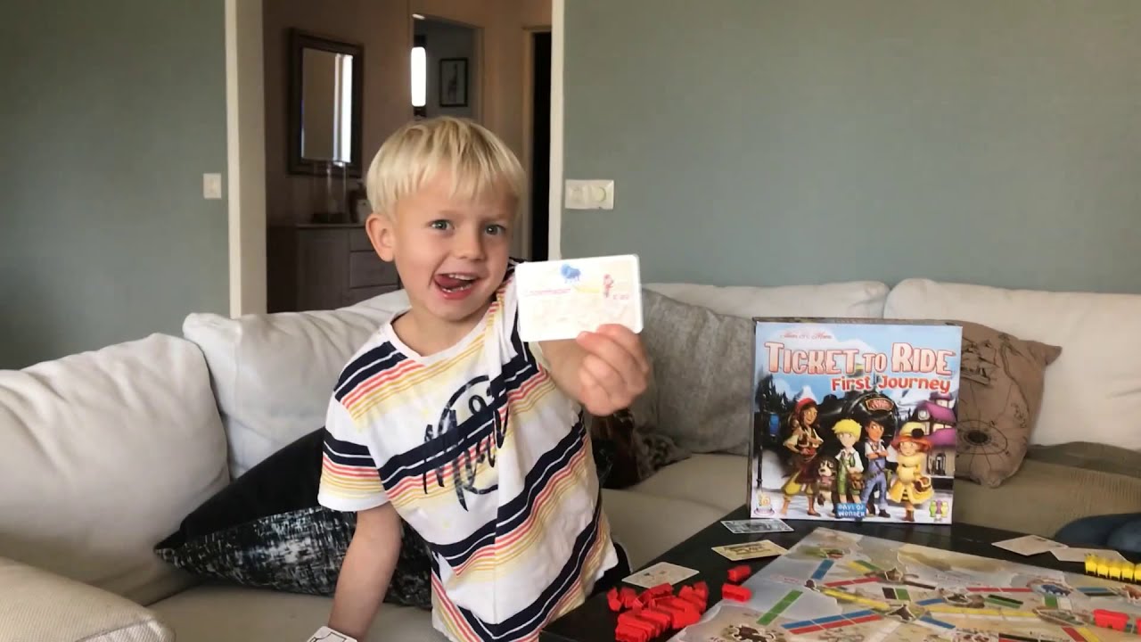 Board Game for Kids: Ticket to Ride First Journey