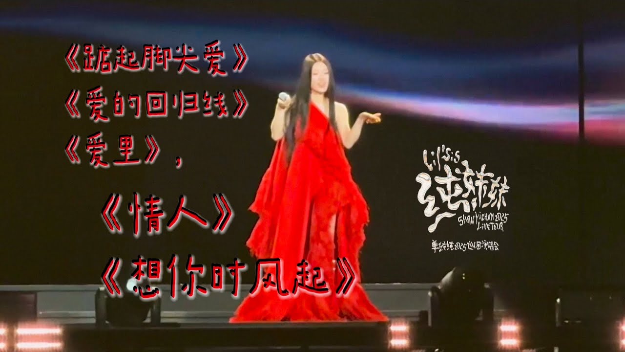 【高音质】单依纯「非洲高定红」5首LIVE｜纯妹妹巡回(上海)演唱会 20250418