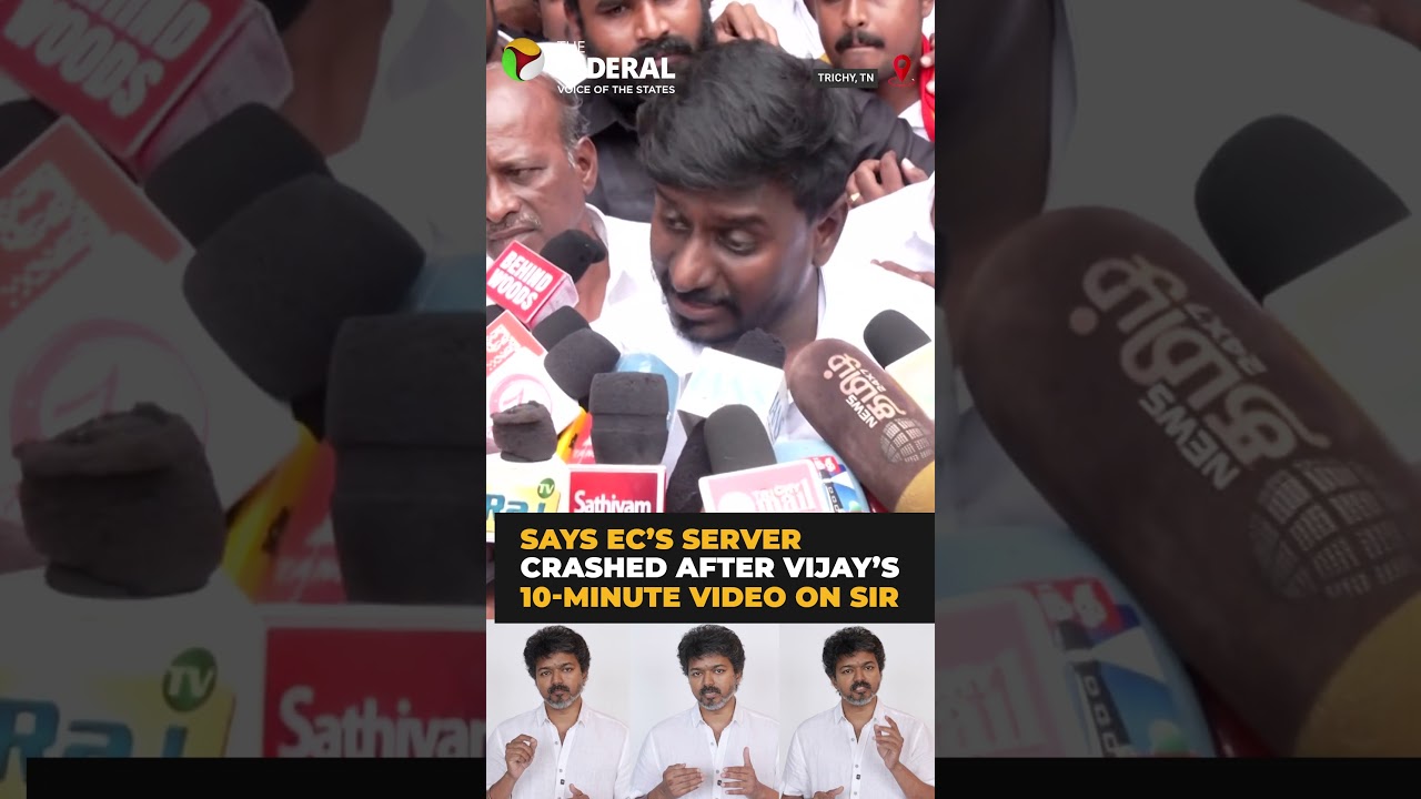 EC website crashed after Vijay&rsquo;s video on SIR: TVK's Rajmohan | #shorts