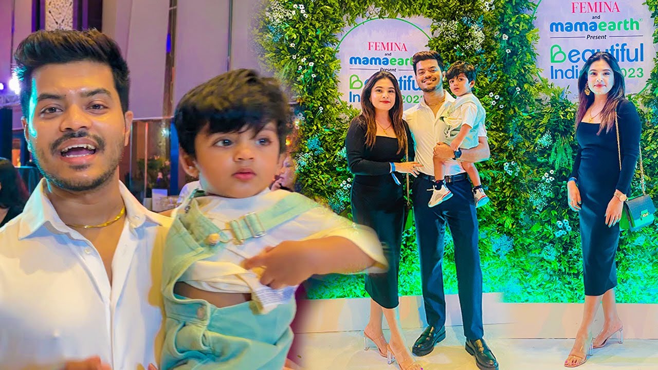 Only Kid in A Bollywood Style Red Carpet Event 🤩😍 Femina & Mamaearth Gala Night in Mumbai 🥂