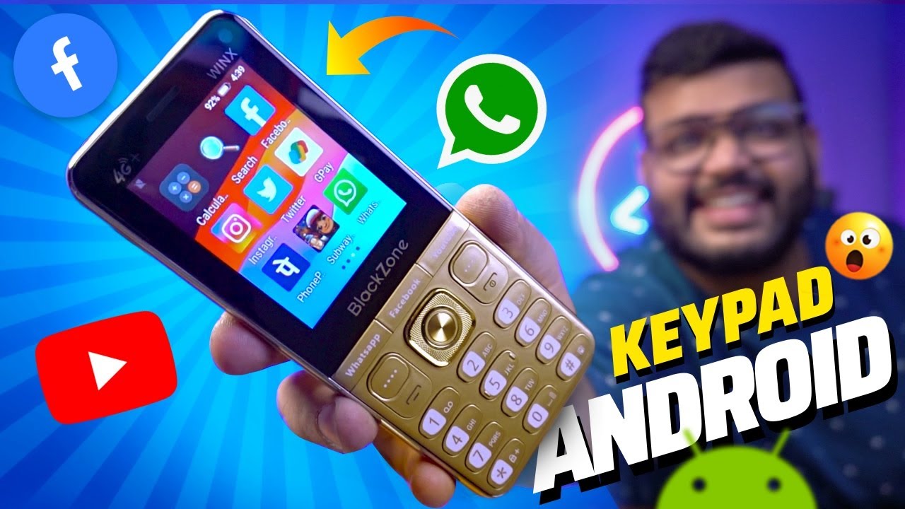 I TESTED This Unique Keypad ANDROID Phone⚡ BlackZone Winx 4G+ Review!!
