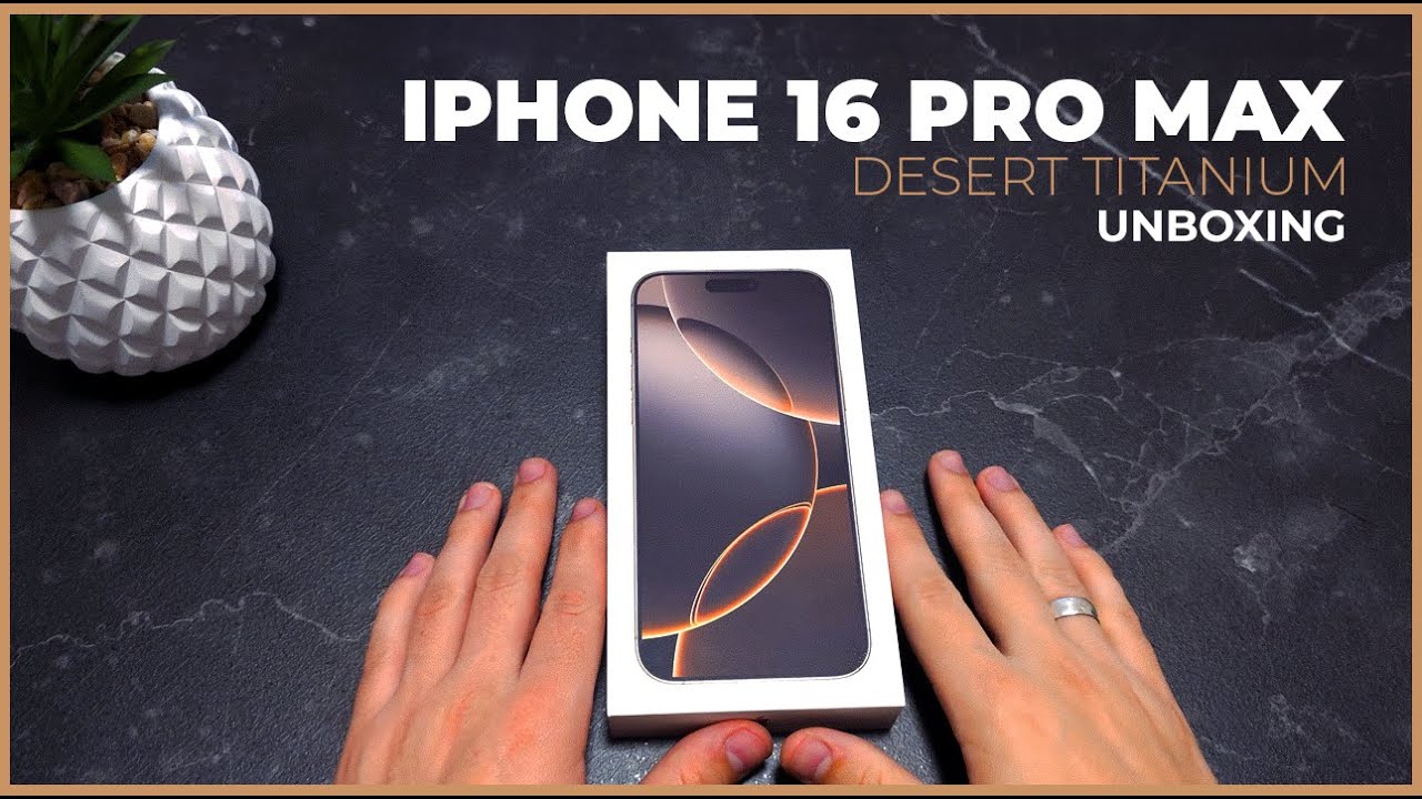 iPhone 16 Pro Max Unboxing‼️ (DESERT TITANIUM)