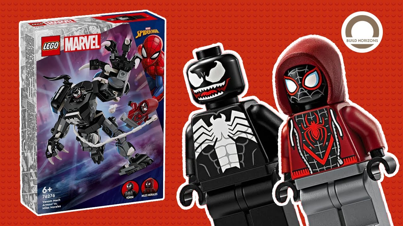 LEGO Marvel 76276 Venom Mech Armor vs  Miles Morales Speed Build