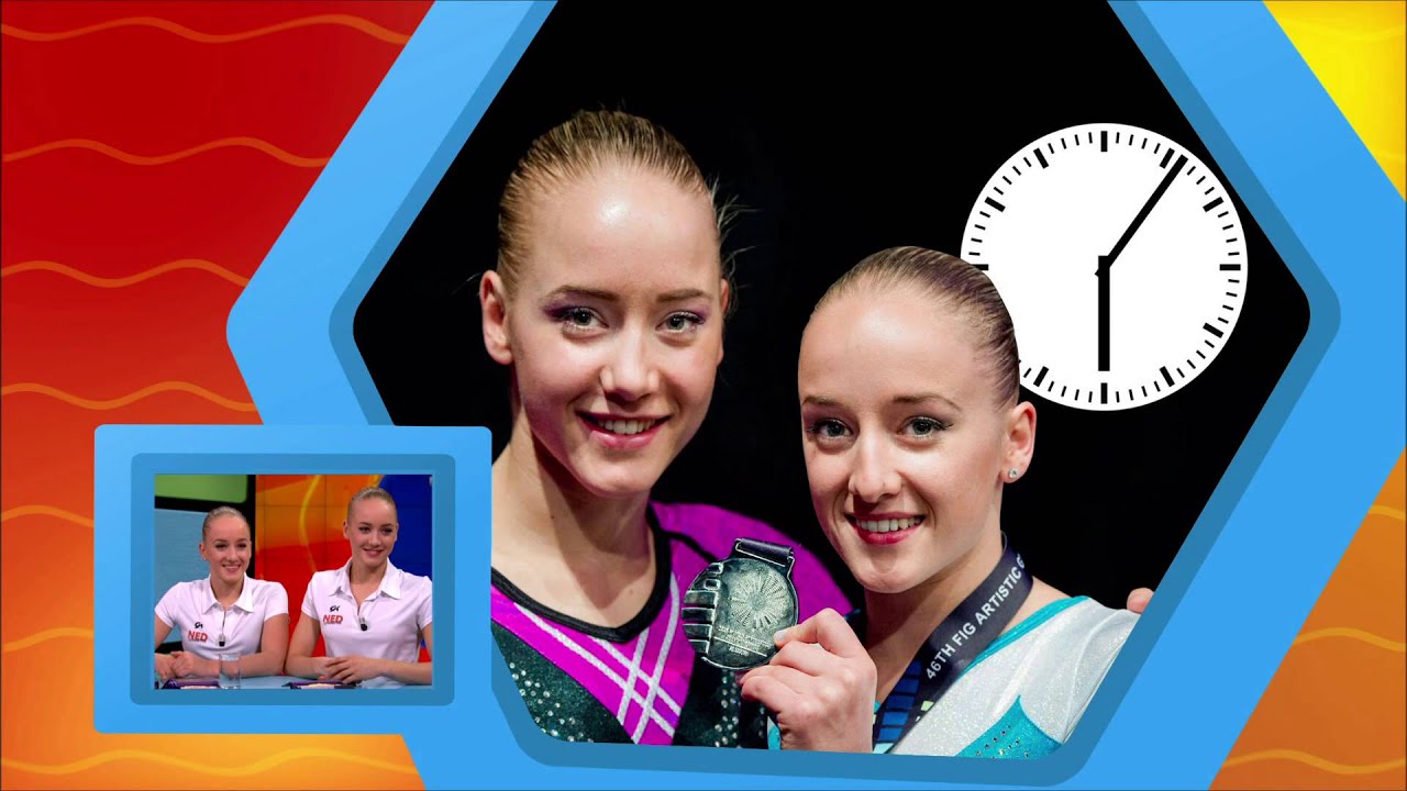 Lieke en Sanne op hun kop bij het Zapp Weekjournaal
