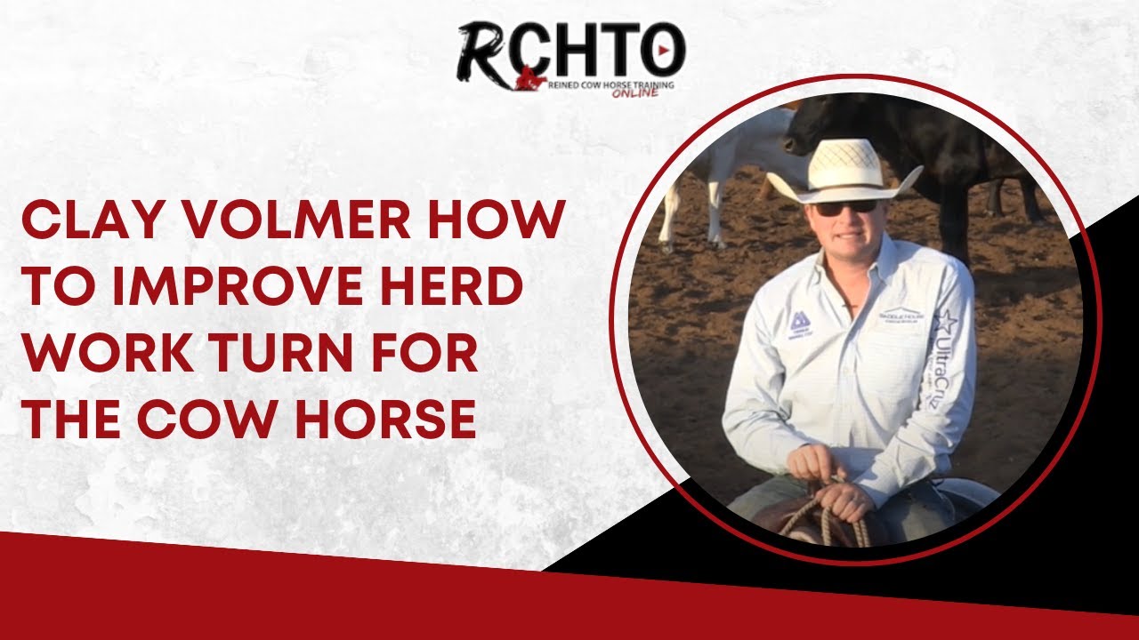 Clay Volmer How To Improve Herd Work Turn For The Cow Horse